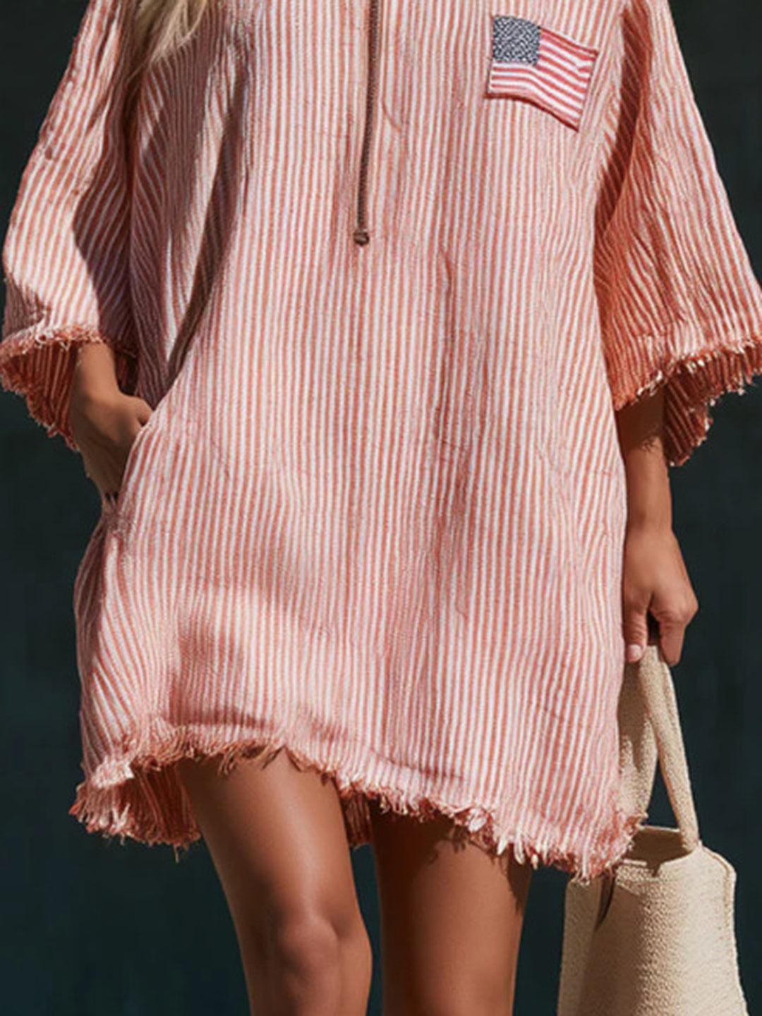 Camilla Embroidered Pocket Shirt Dress