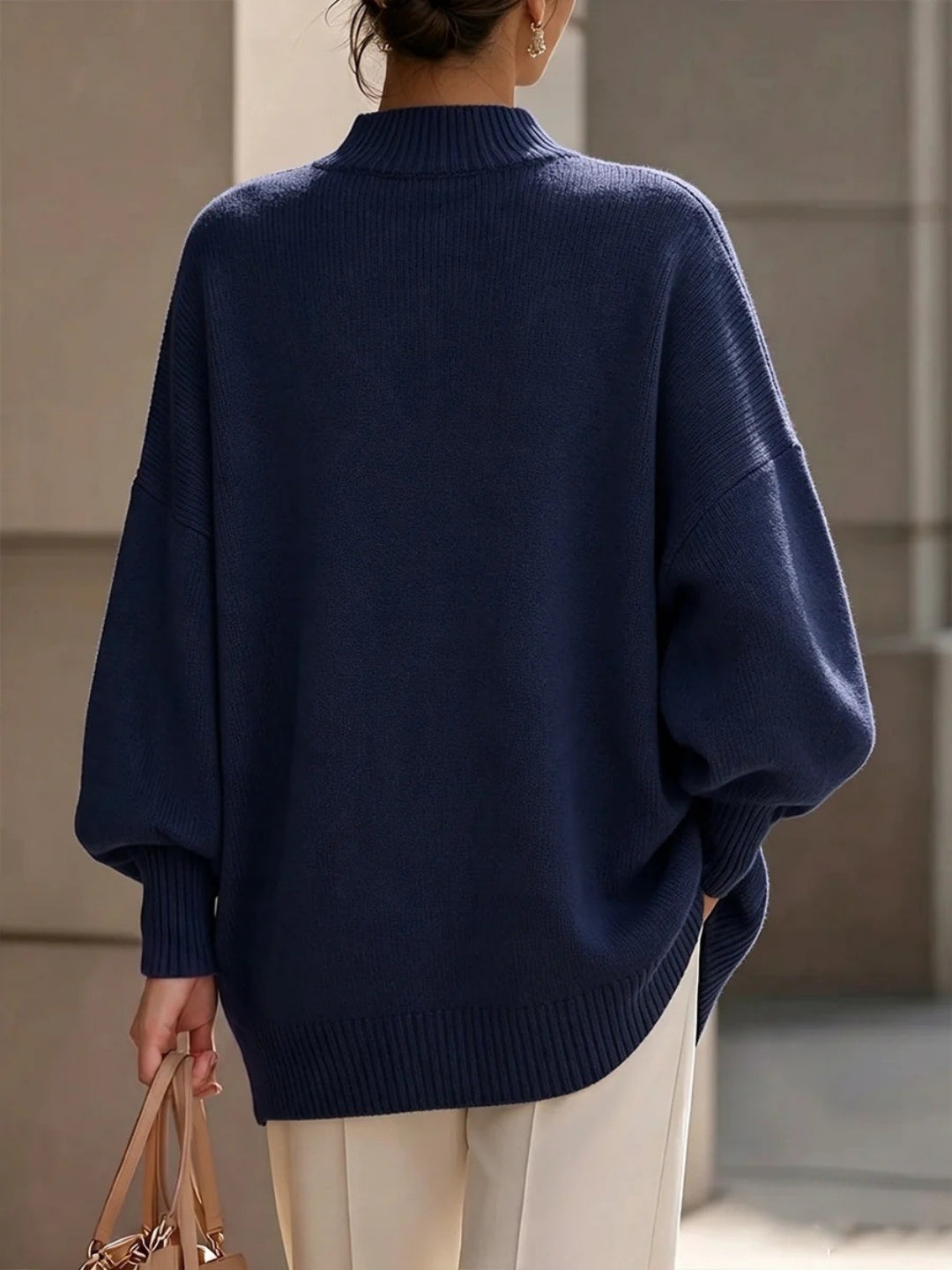 Celeste Buttoned Cape Sweater