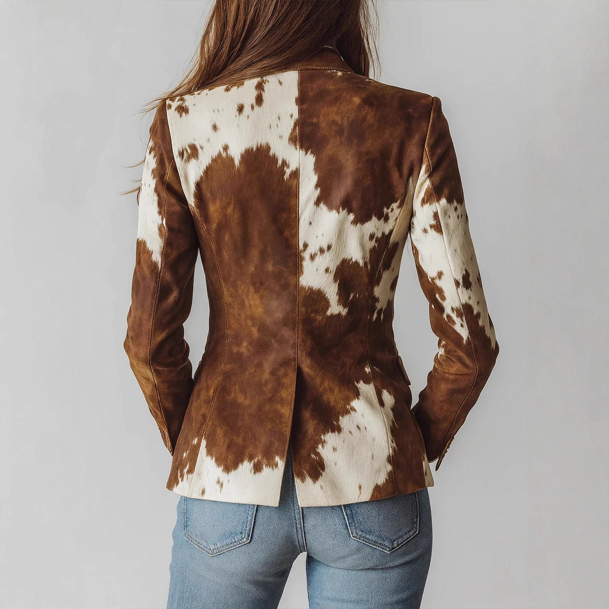 Cavallo Printed Peak-Lapel Blazer