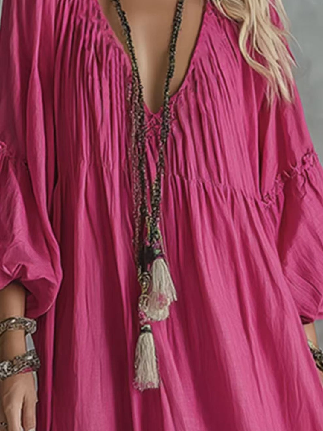Rosella Tiered Bohemian Maxi Dress