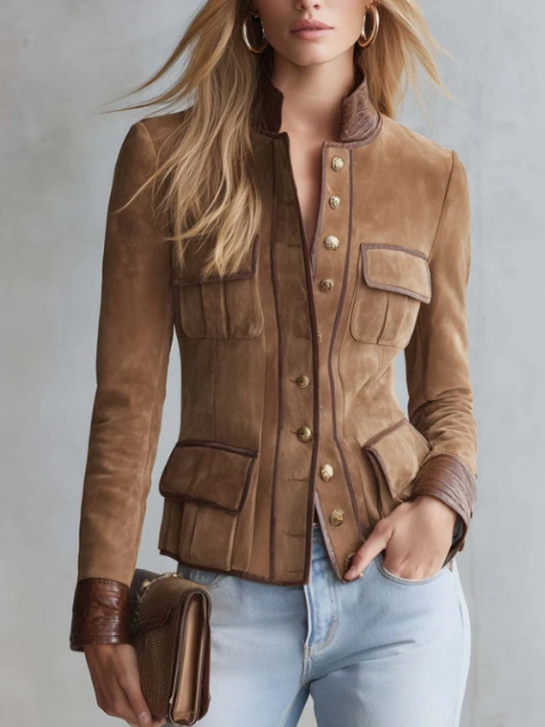 Talia Pocketed Utility Jacket