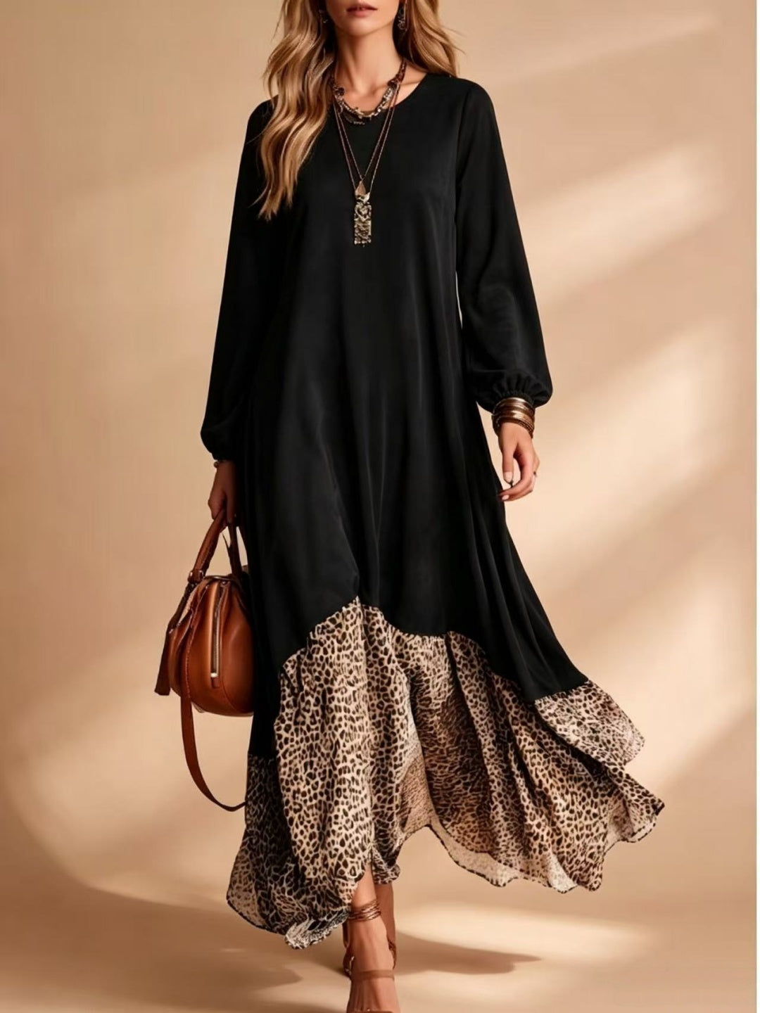 Marcella Tunic & Printed Maxi Skirt Set