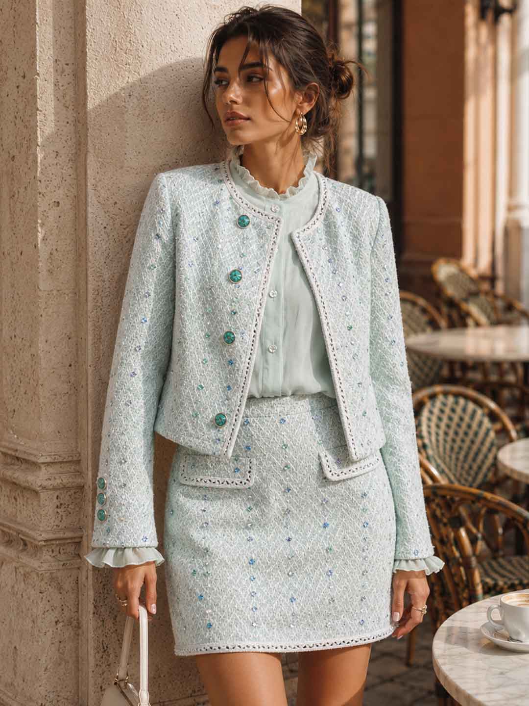Giulietta Tweed Jacket & Skirt Set