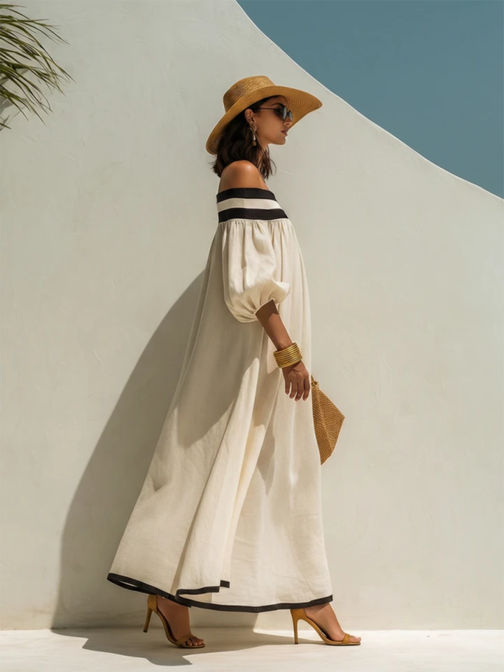 Marina Leopard Halter Maxi Dress