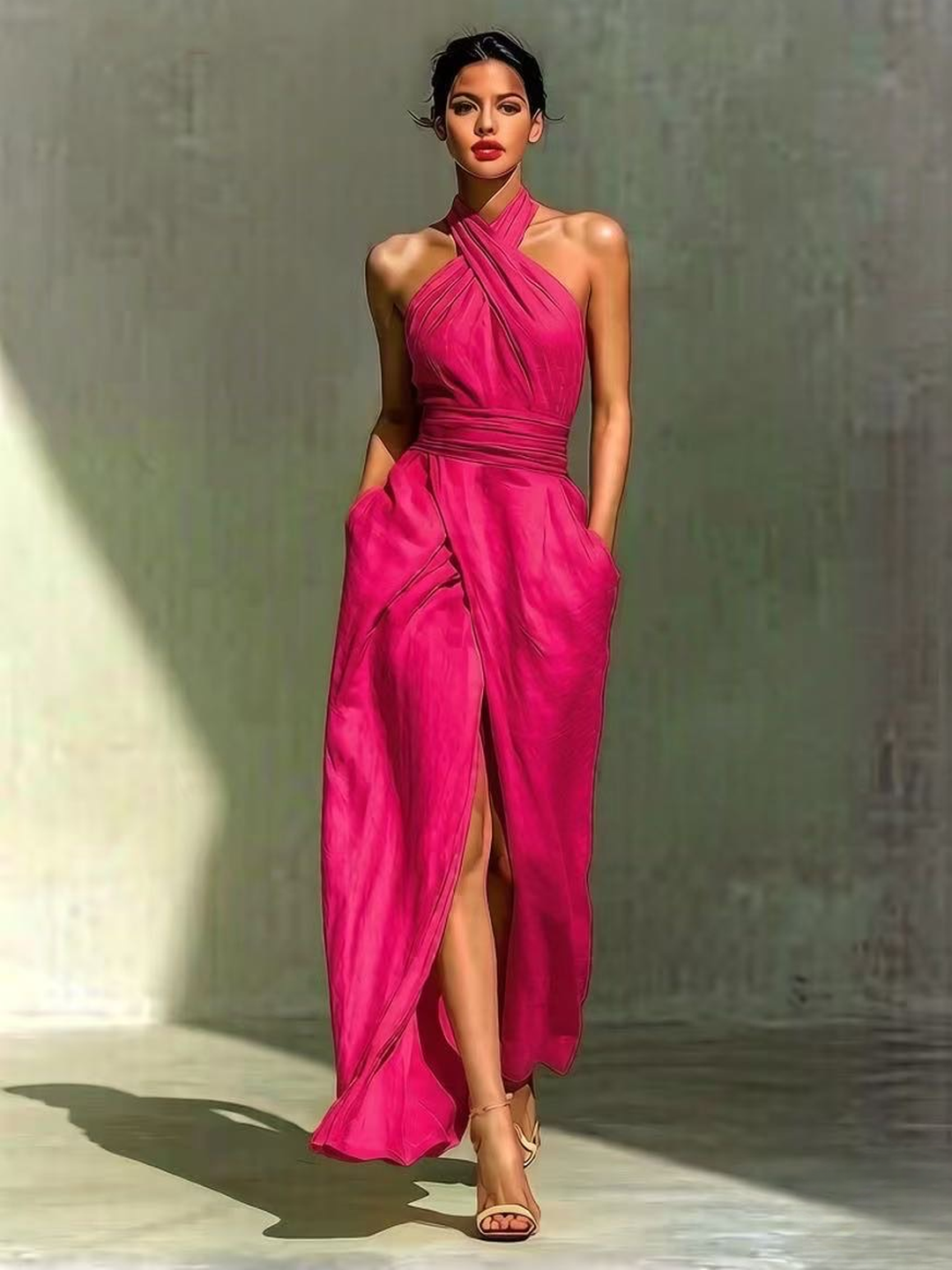 Solea One-Shoulder Wide-Leg Jumpsuit