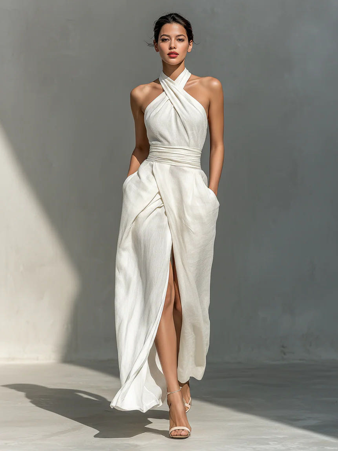 Solea One-Shoulder Wide-Leg Jumpsuit