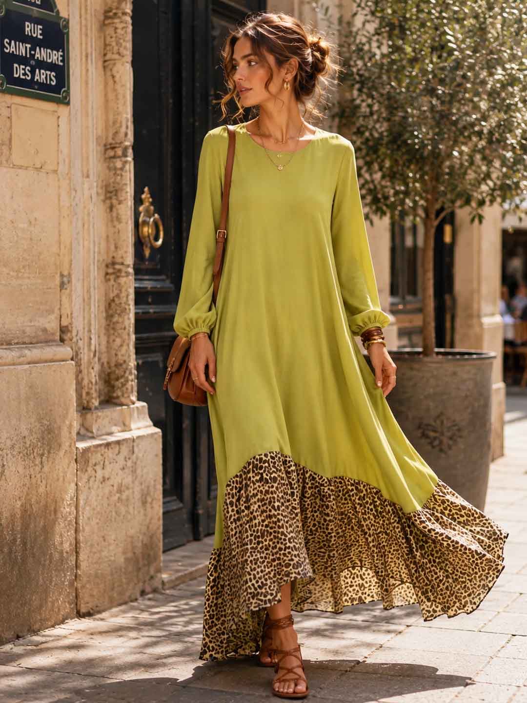 Marcella Tunic & Printed Maxi Skirt Set