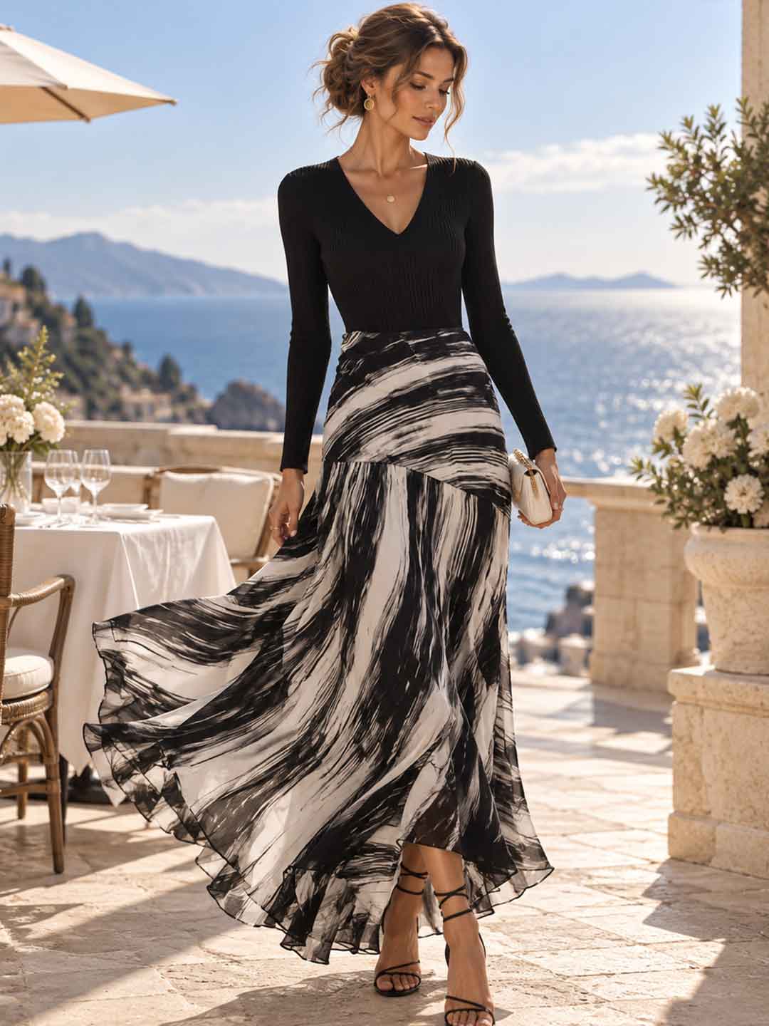Noemi Fringe-Skirt