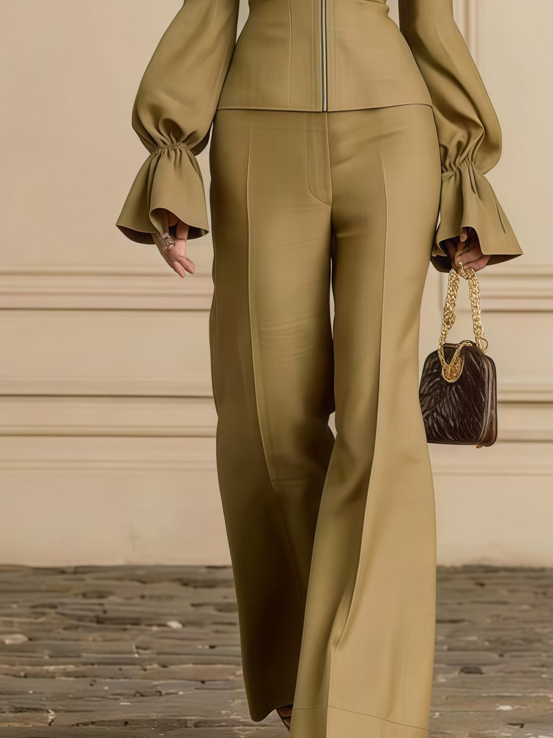 Serafina Off-Shoulder Flared-Sleeve Set