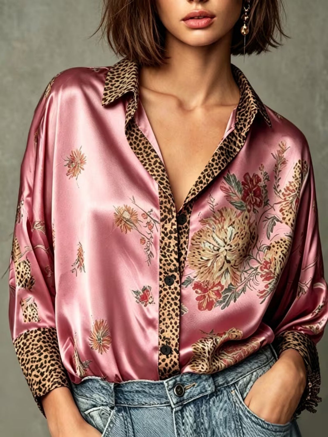 Serafina Baroque Satin Shirt