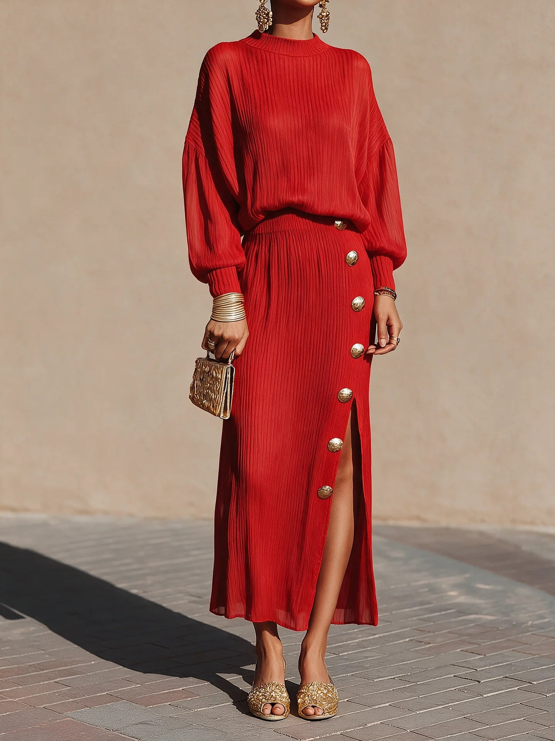 Rosaria Embellished Skirt Set
