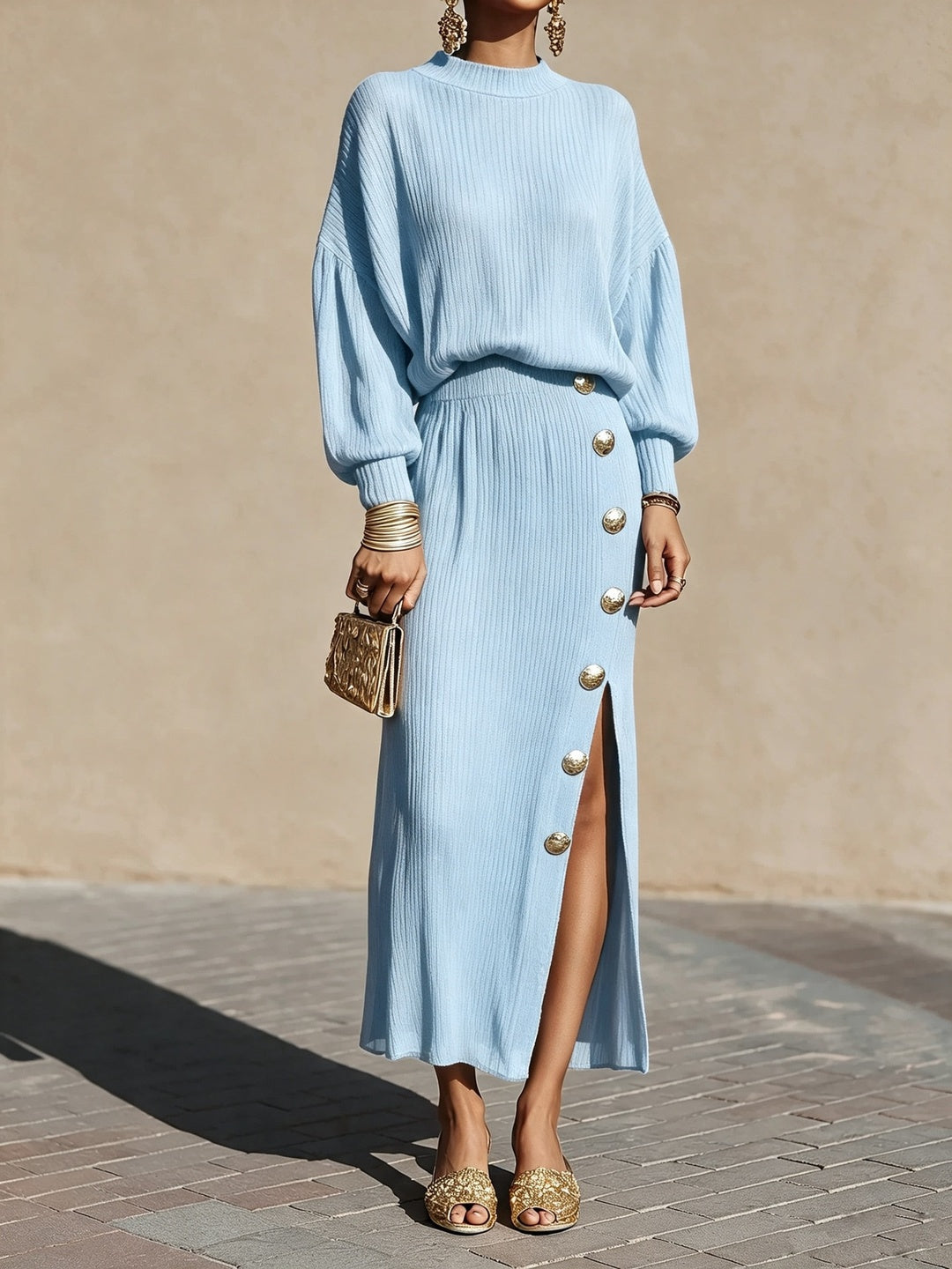 Rosaria Embellished Skirt Set