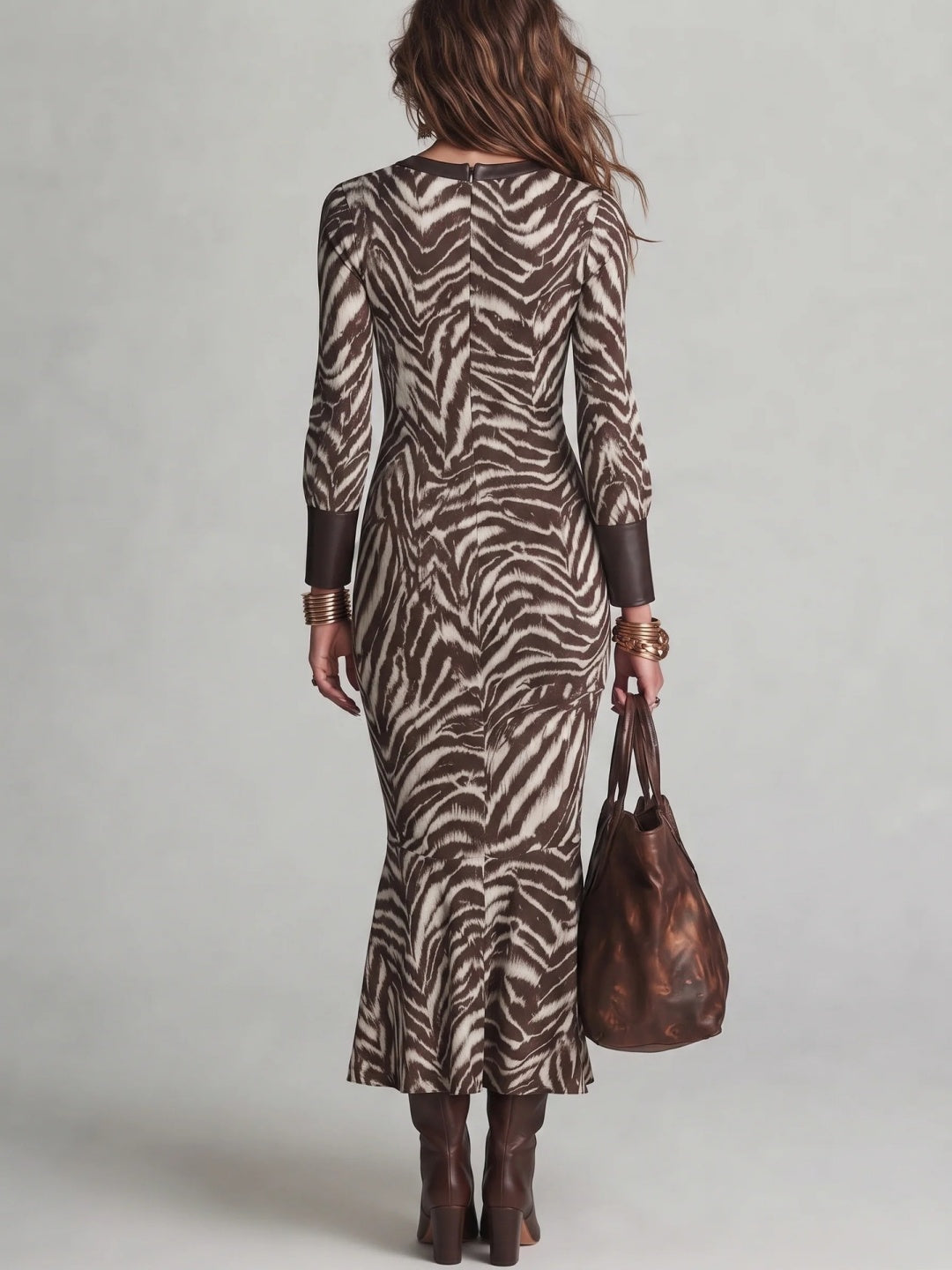 Savina Animal-Print Button Shirt