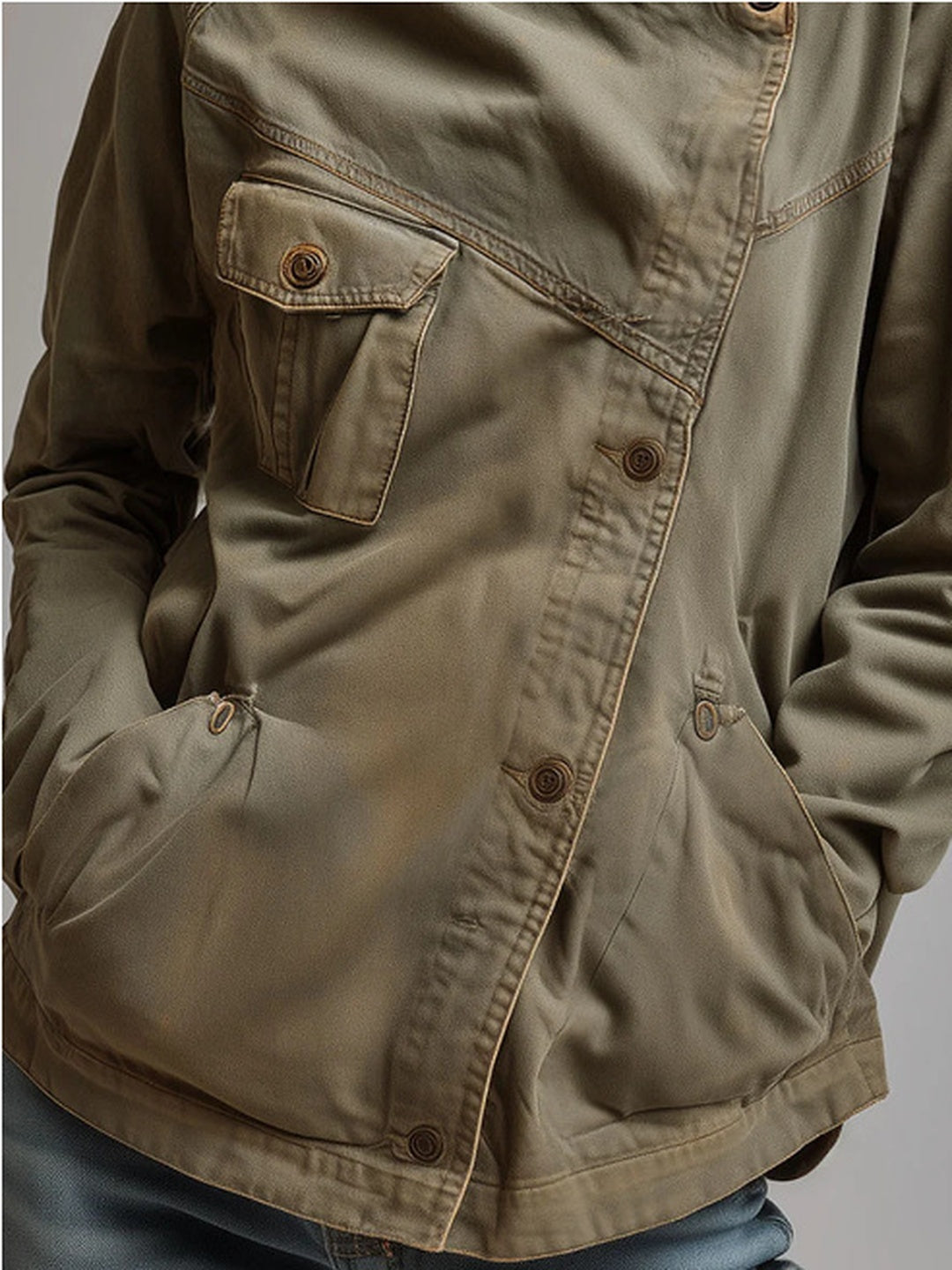 Gianna Drawstring Utility Jacket