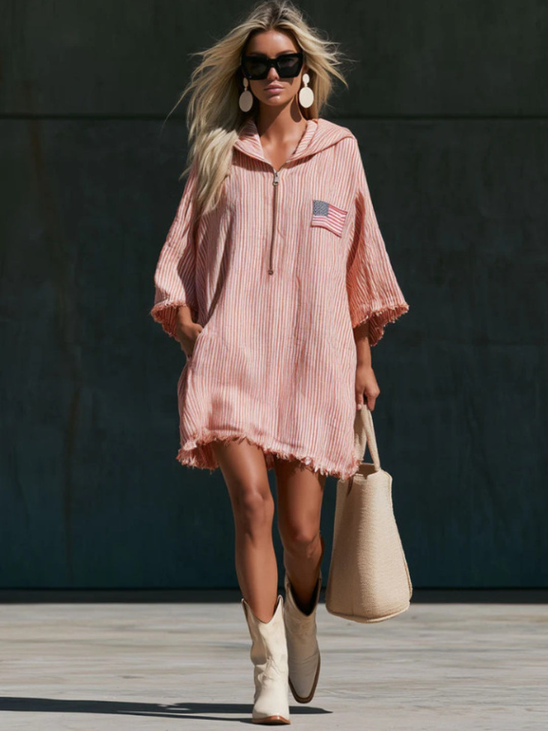 Camilla Embroidered Pocket Shirt Dress