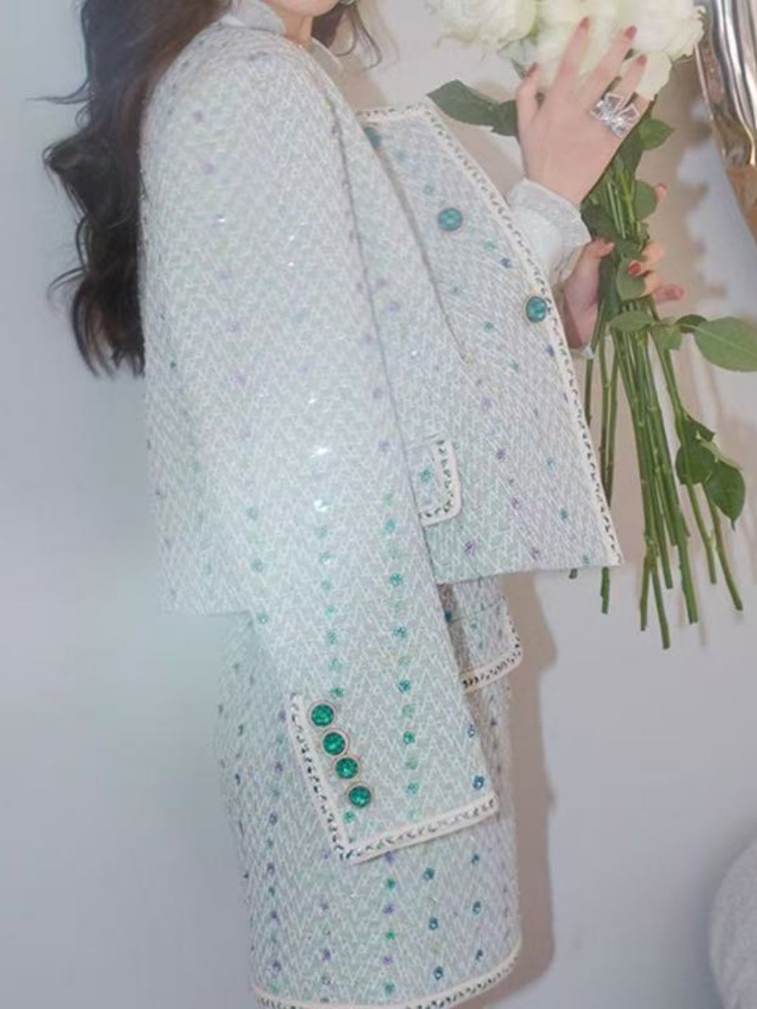 Giulietta Tweed Jacket & Skirt Set