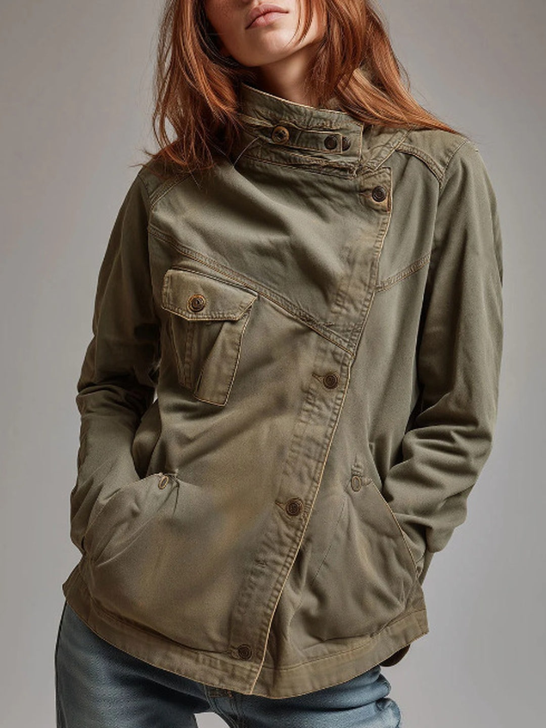 Gianna Drawstring Utility Jacket