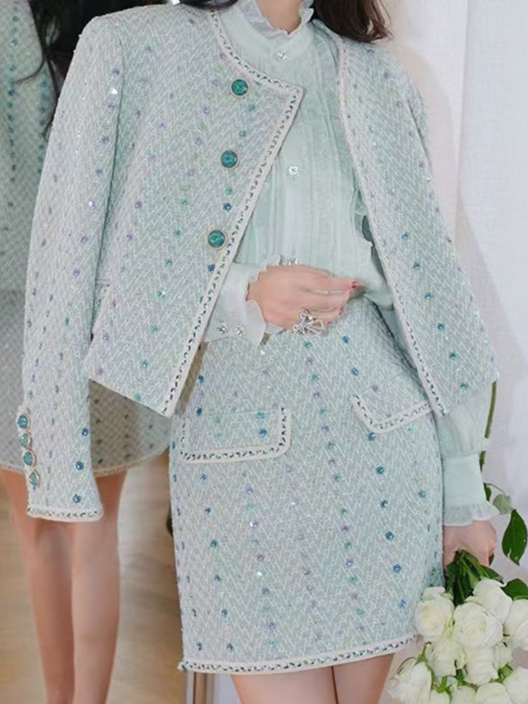Giulietta Tweed Jacket & Skirt Set