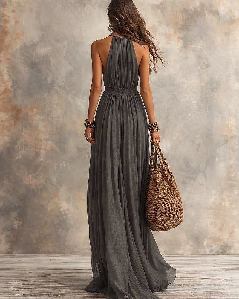 Marina Halter Maxi Dress