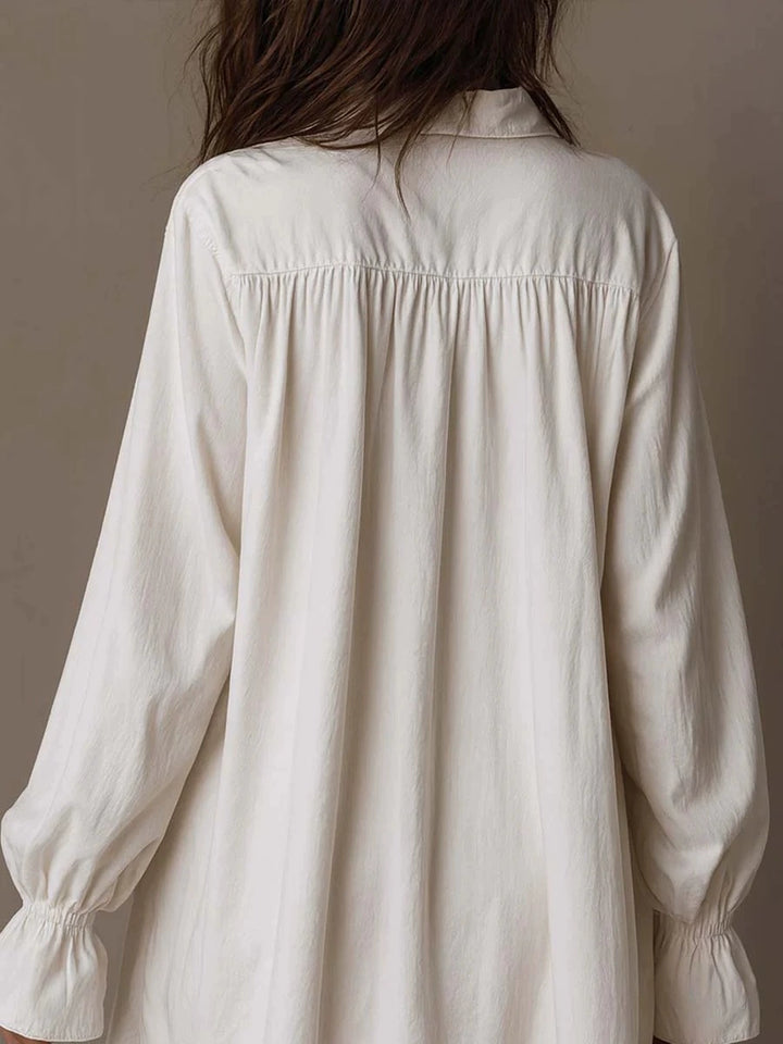 Bianca White Embroidered Mini Dress