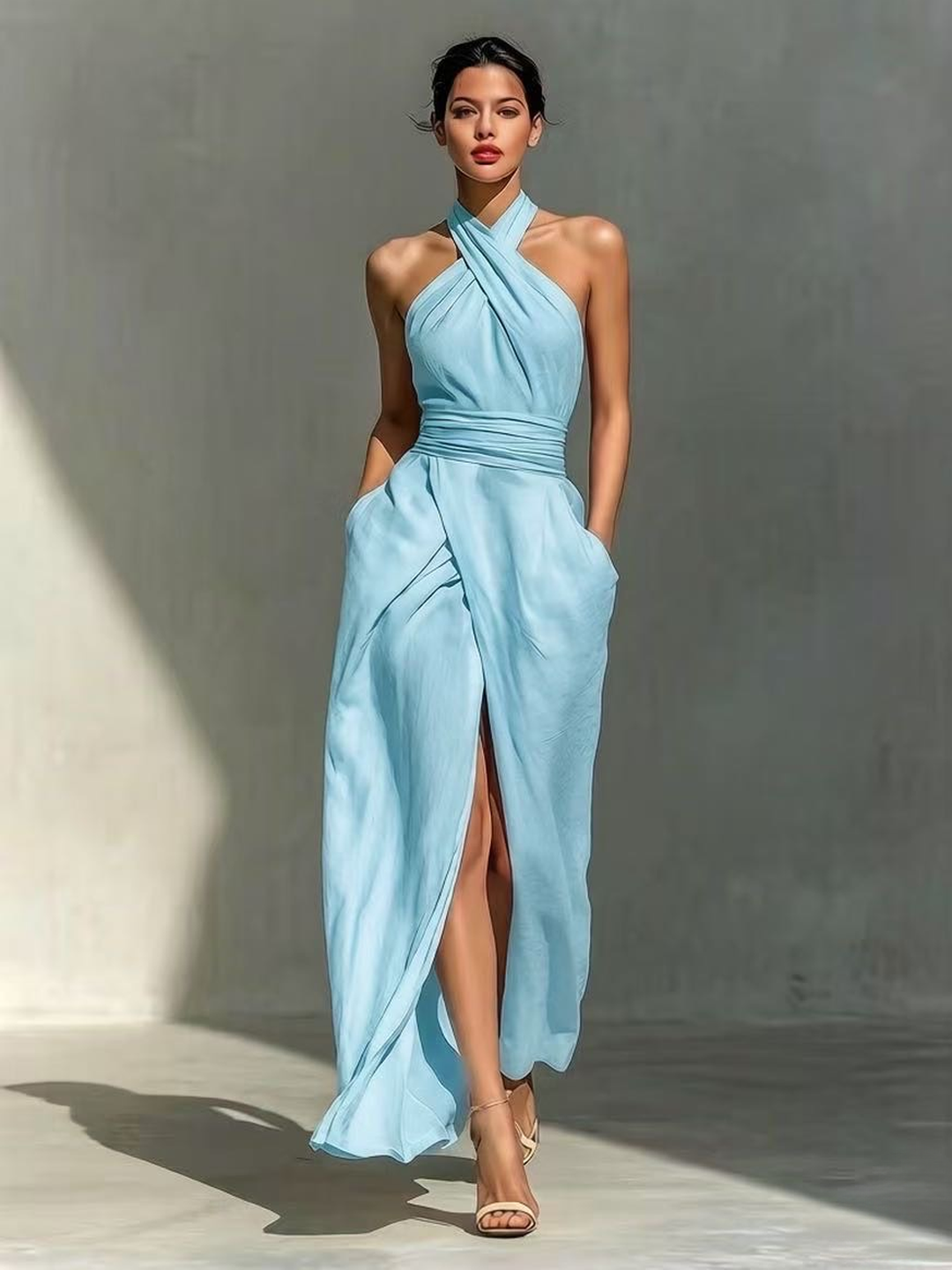 Solea One-Shoulder Wide-Leg Jumpsuit