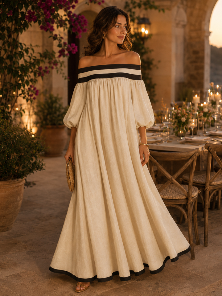 Marina Leopard Halter Maxi Dress