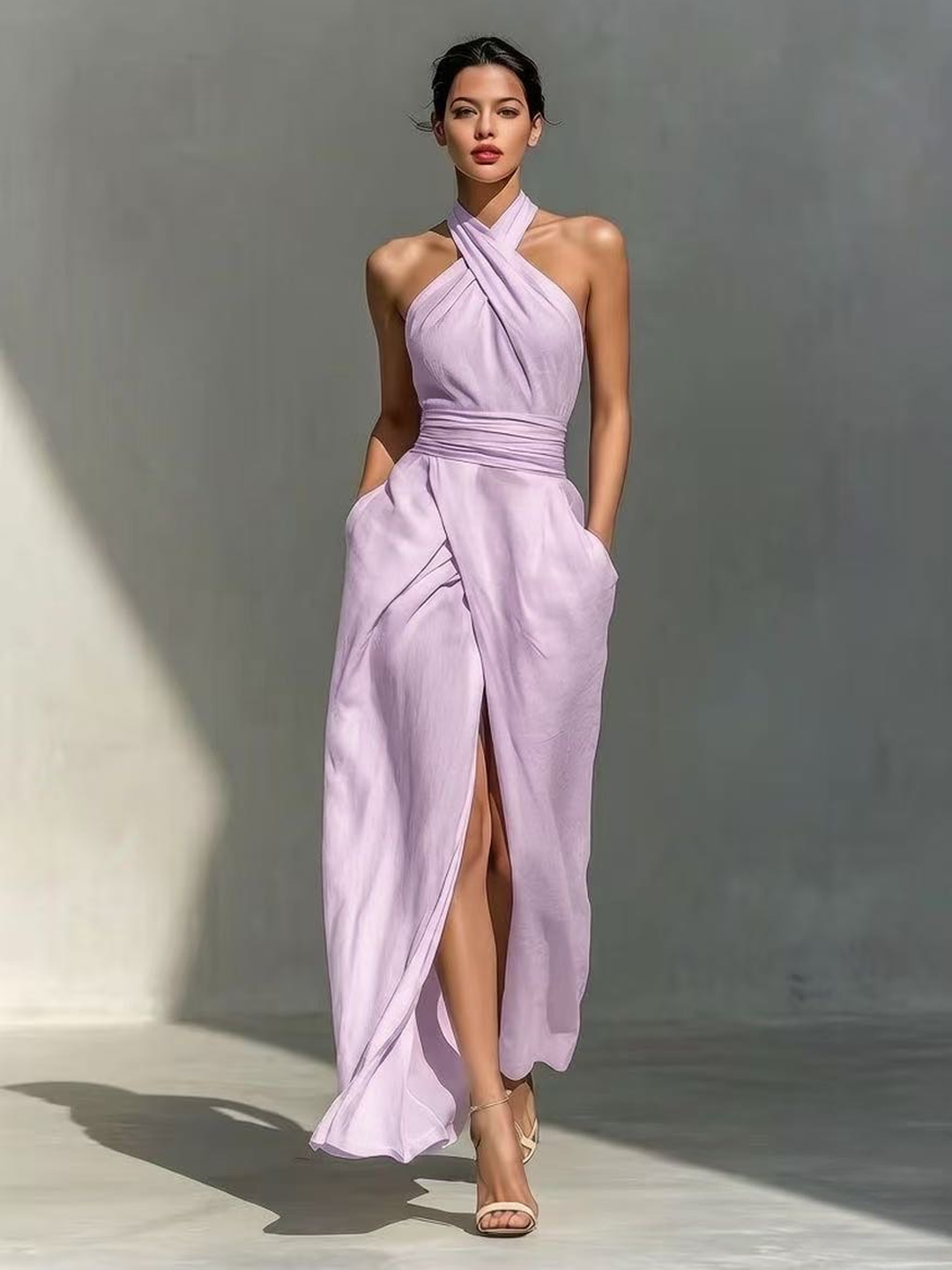 Solea One-Shoulder Wide-Leg Jumpsuit
